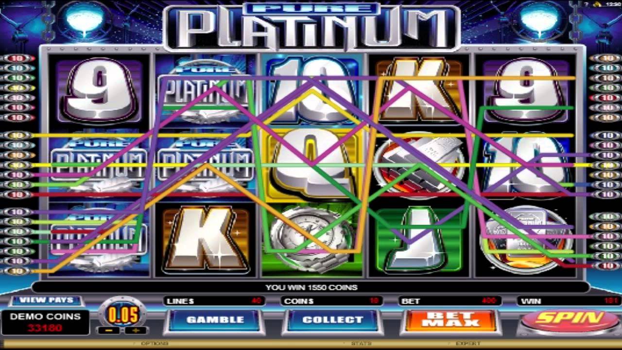 pure platinum slot game play